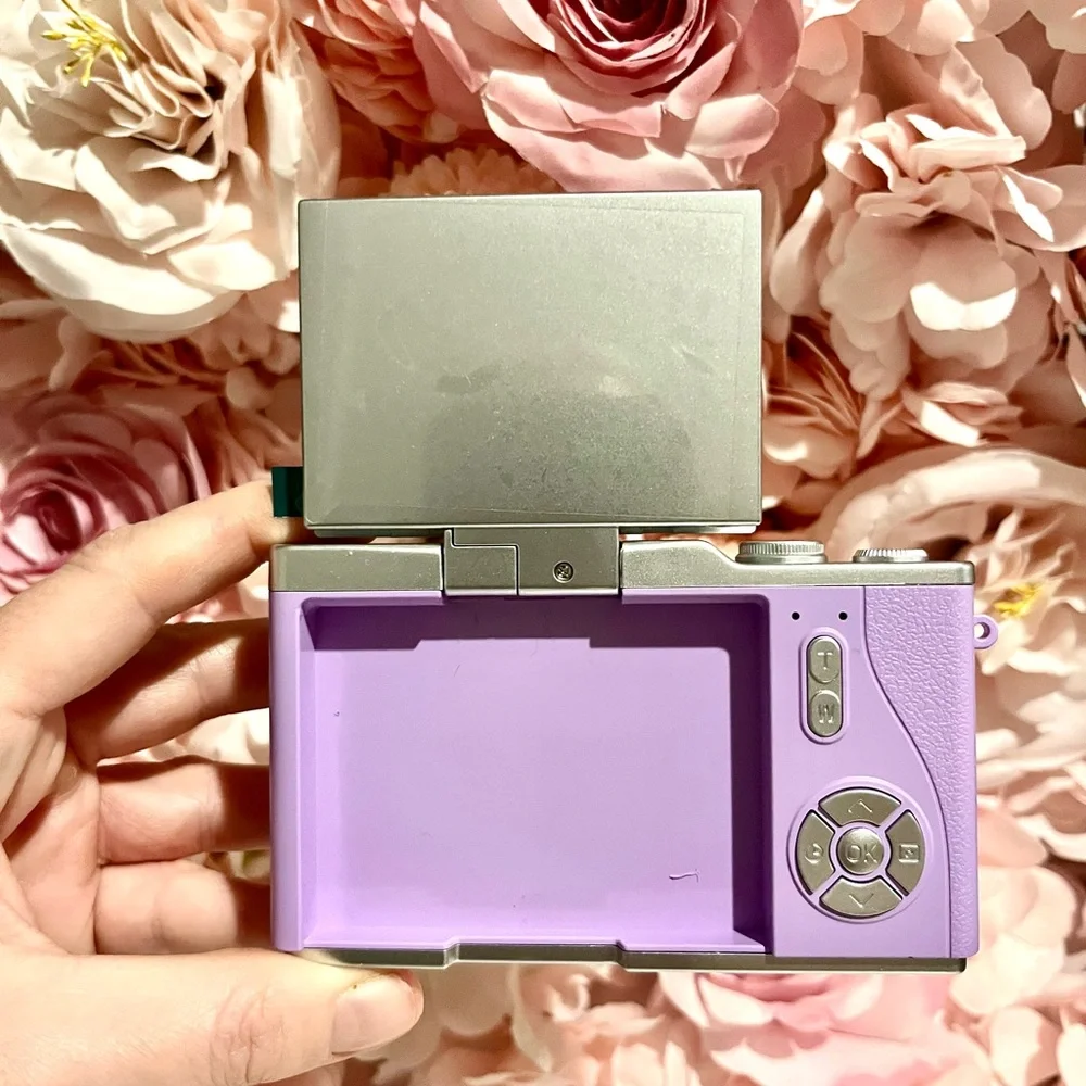Purple 4K Digital Camera w/ Memory Card